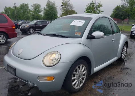 2004 Volkswagen New Beetle Gls 2.0L из США, поврежденный, VIN 3VWCK31C24M417895